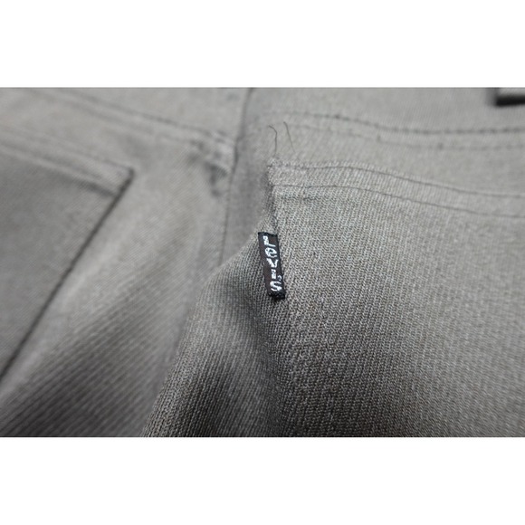 Vintage Levi's Sta Prest Pants Mens 30x34 Brown Bootcut Talon Zip Western Cowboy - Picture 2 of 12